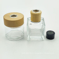 Fabricante 50ml 100ml 150ml aroma quadrado vazio reed difusor garrafa de vidro